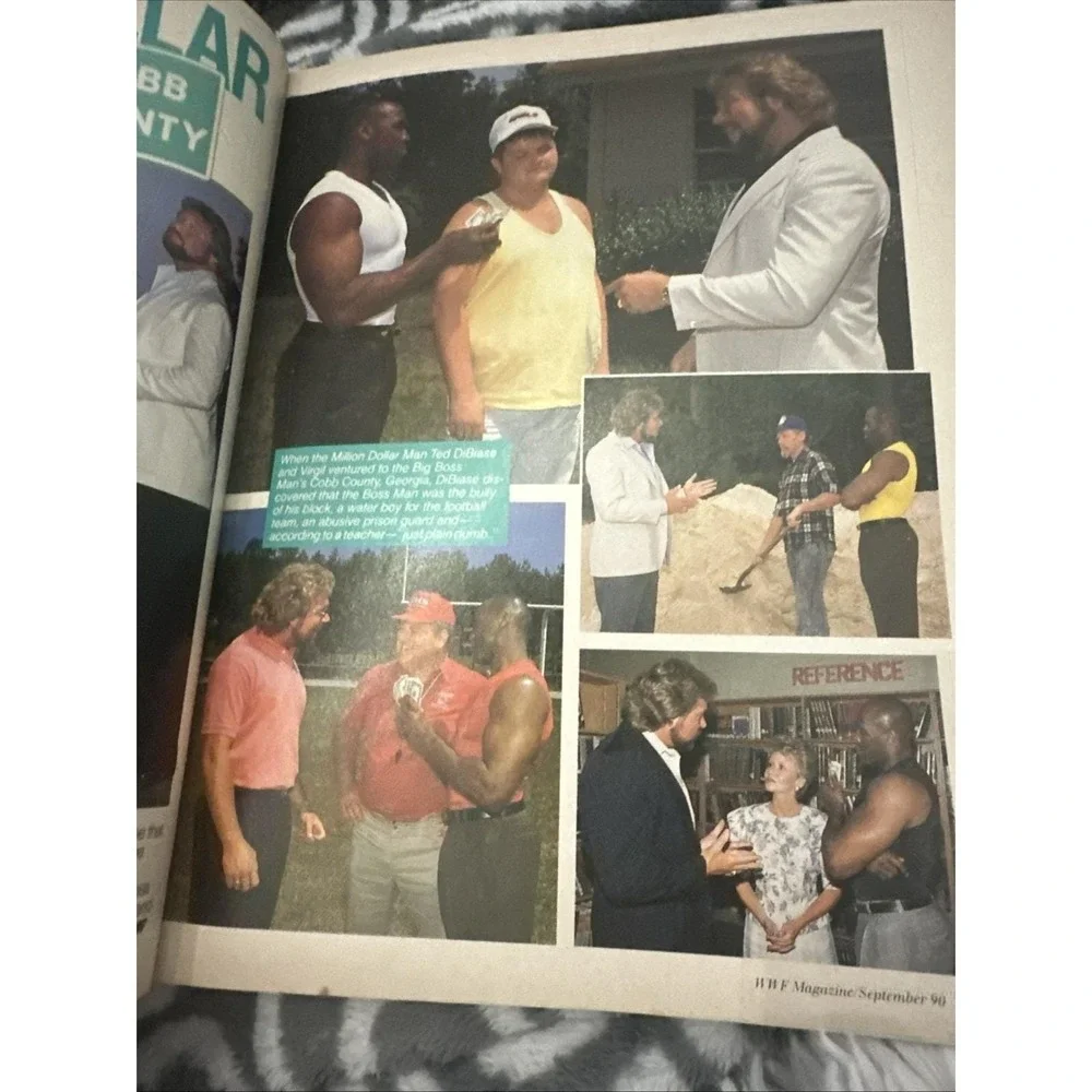 Hulk Hogan September 1990 WWF Wrestling Magazine DiBiase Randy Savage WWE WCW